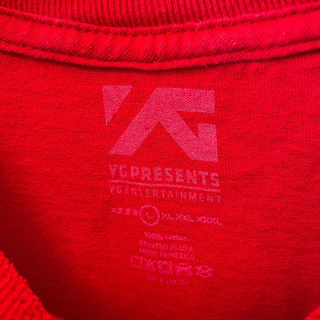 MUSIC TEE(ミュージックティー)のUS古着　半袖Tシャツ　韓国　GOT7 ボーイズグループ　ビッグプリント　L メンズのトップス(Tシャツ/カットソー(半袖/袖なし))の商品写真
