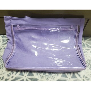 A4サイズ　痛バッグ　紫　パープル(トートバッグ)