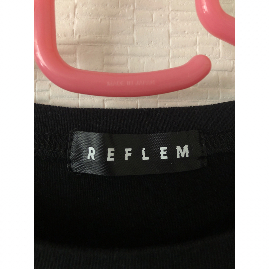 REFLEM レフレム ラインストーン ボーダー クロップド Tシャツ 2