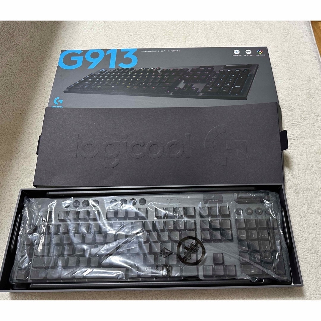 Logicool Logicool ゲーミングキーボード ワイヤレス G913 クリッキーの通販 by だらえもん's shop｜ロジクール ならラクマ