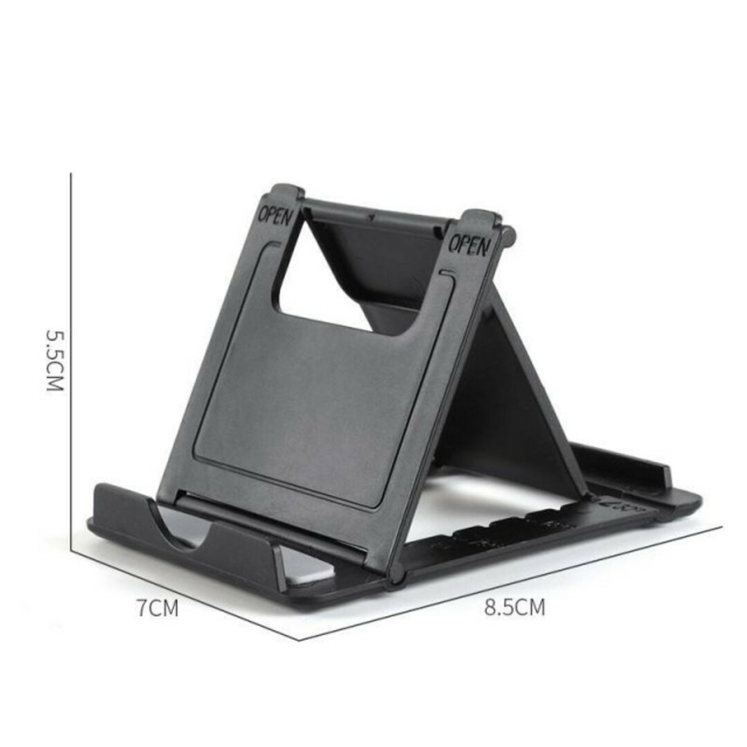 スマホスタンド 3個 青 白 黒 折りたたみ タブレット iPhone iPadの通販 by shop｜ラクマ