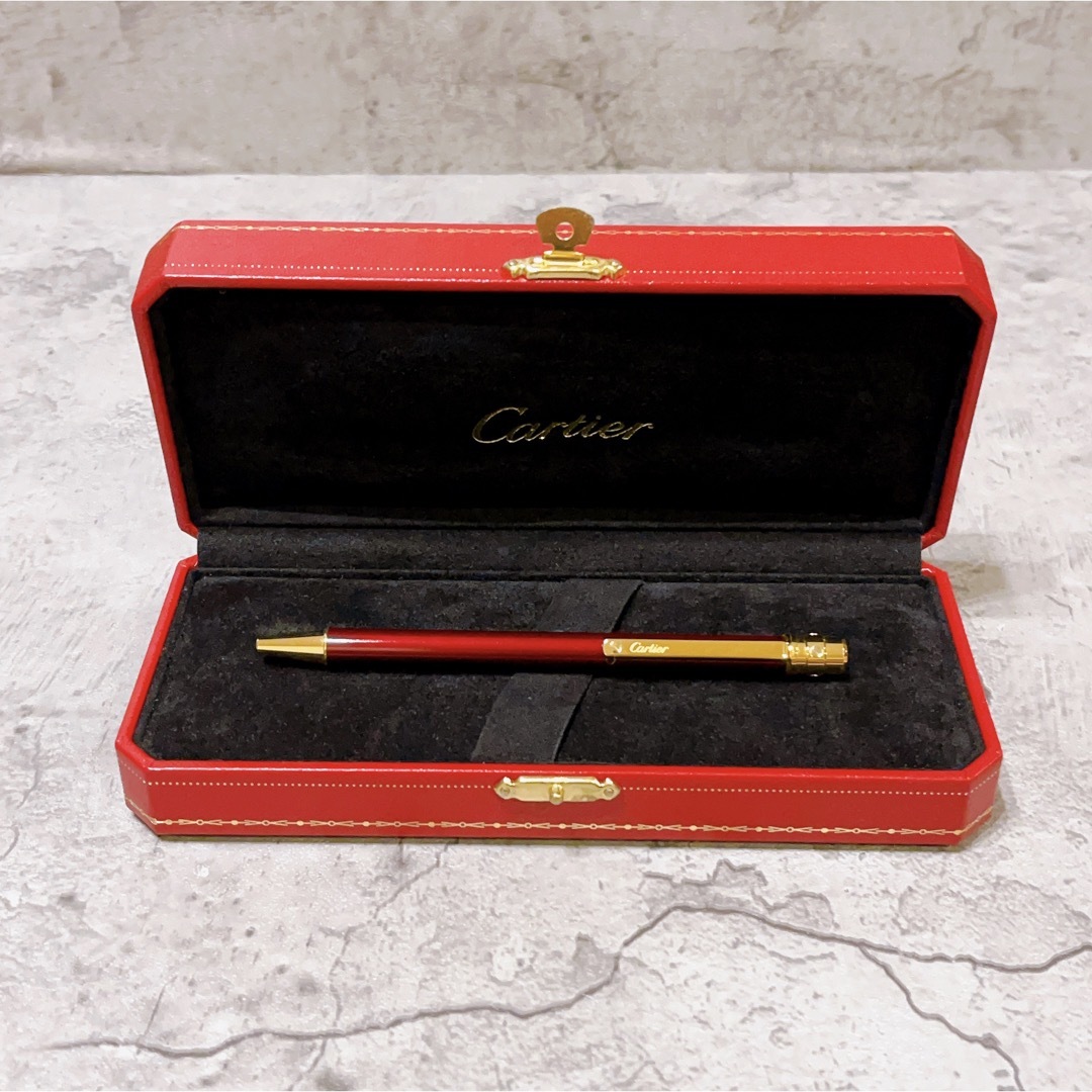 希少 Cartier カルティエ ボールペン SANTOS DE CARTIER-