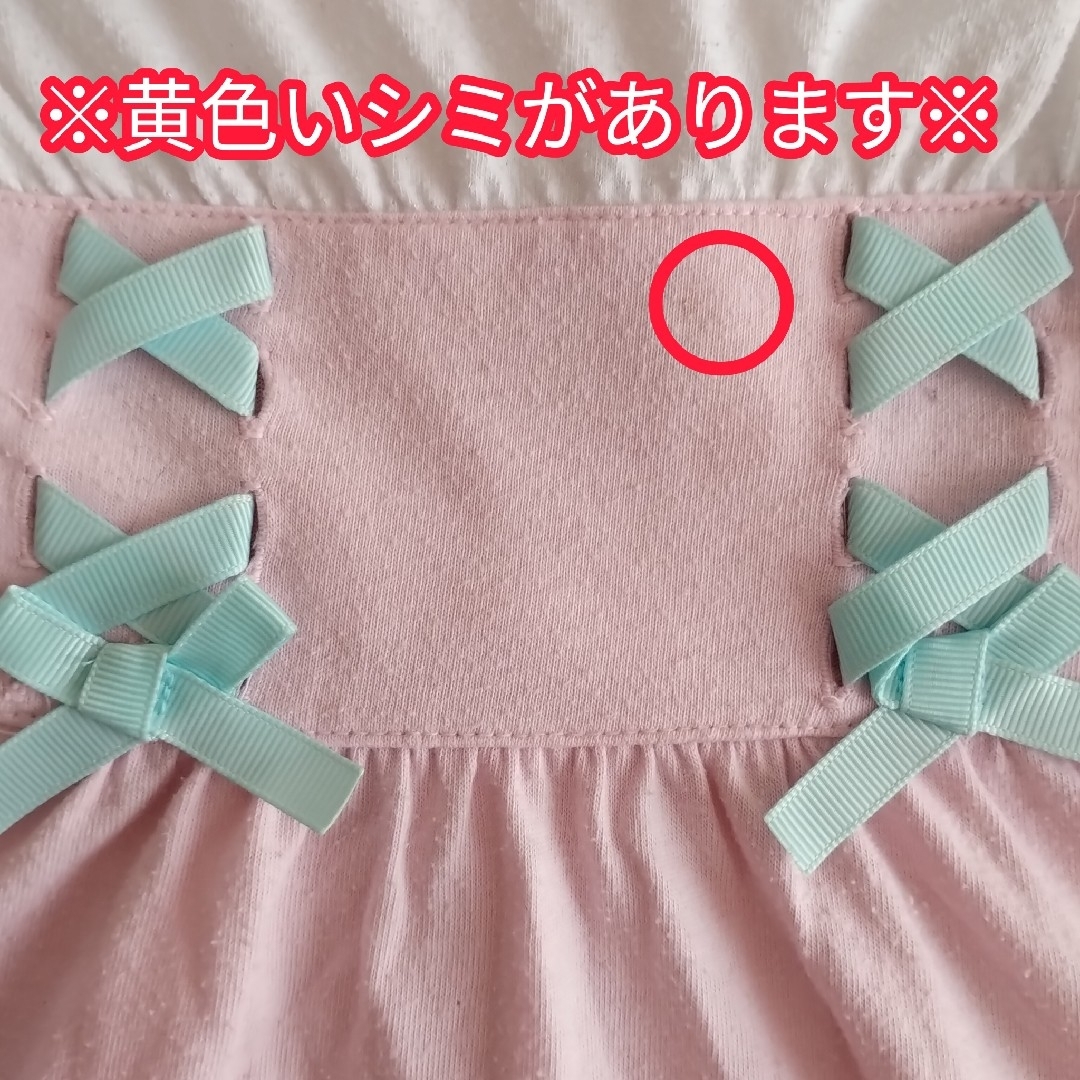 【キッズ服】肩出しワンピース  110㎝  ※写真必見※ キッズ/ベビー/マタニティのキッズ服女の子用(90cm~)(ワンピース)の商品写真