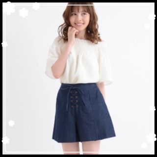 マジェスティックレゴン(MAJESTIC LEGON)のMAJESTIC LEGON アソート編上げショートパンツ(ショートパンツ)