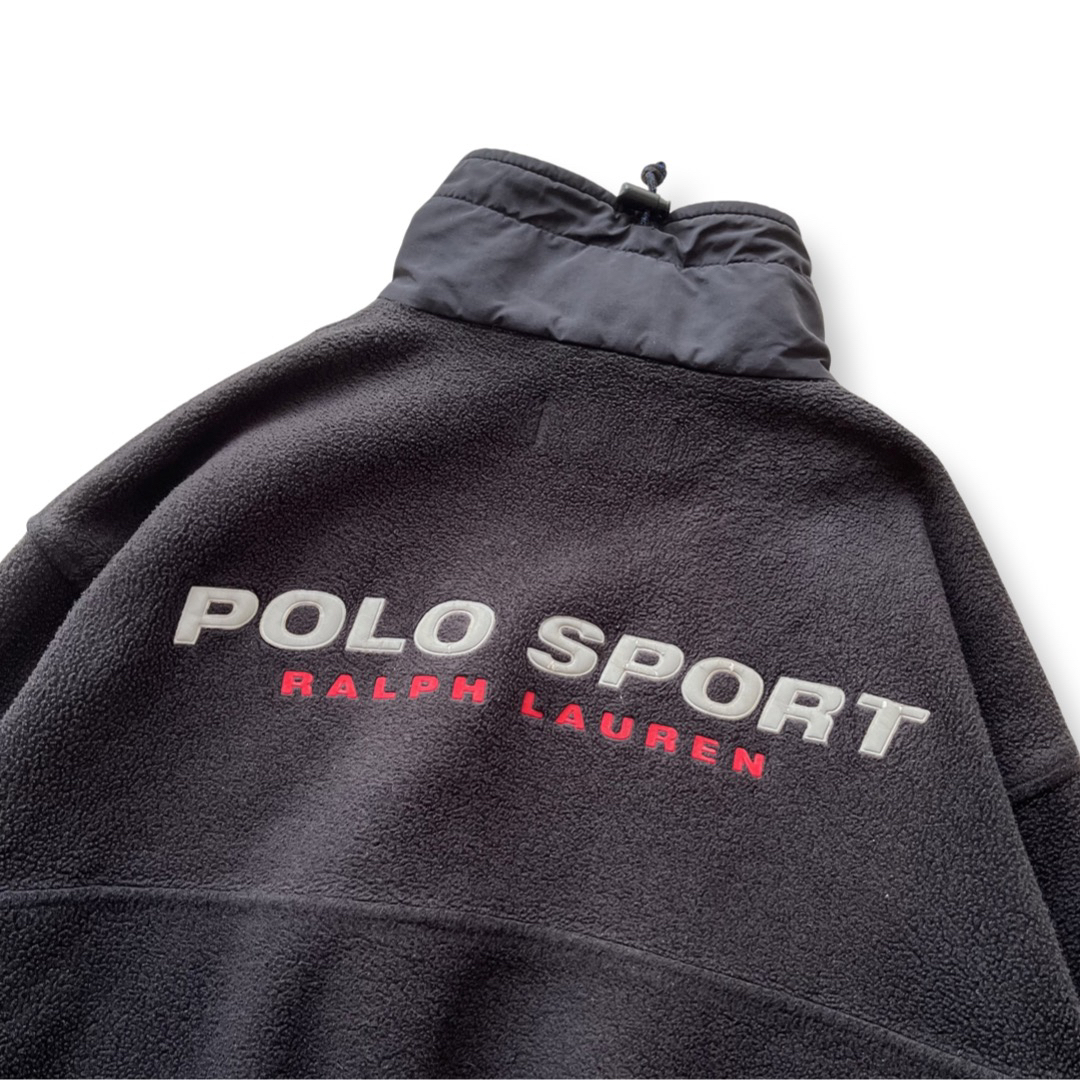 【90s】POLO SPORT プルオーバー フリースジャケット L USA製