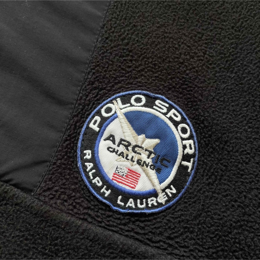 【90s】POLO SPORT プルオーバー フリースジャケット L USA製
