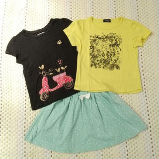 ベビーギャップ(babyGAP)の【上下セット】カットソー&スカート110㎝(Tシャツ/カットソー)