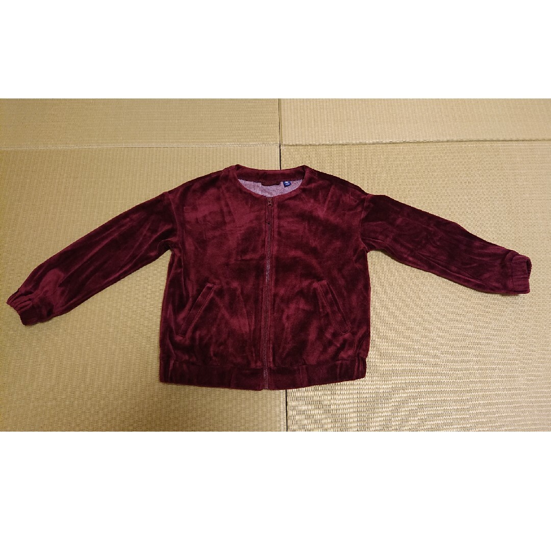 ノーカラージャンパー  120 キッズ/ベビー/マタニティのキッズ服女の子用(90cm~)(ジャケット/上着)の商品写真