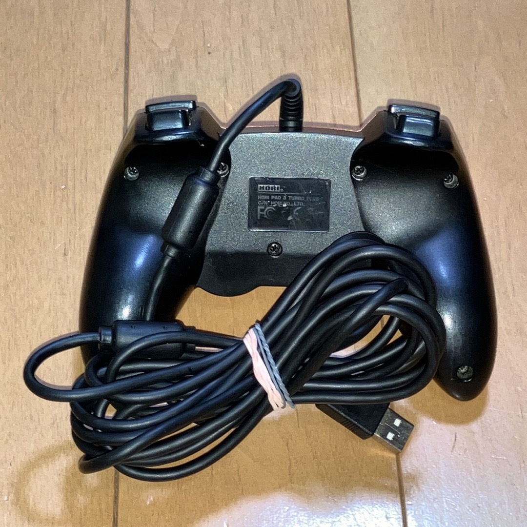 PlayStation3(プレイステーション3)のHORIPAD3 TURBO PLUS コントローラー メタリックレッド① エンタメ/ホビーのゲームソフト/ゲーム機本体(その他)の商品写真