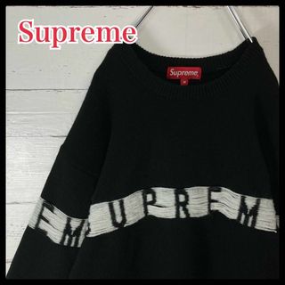 シュプリーム(Supreme)の【希少モデル】シュプリーム★インサイドロゴ入りニット 入手困難 ウールセーター(ニット/セーター)