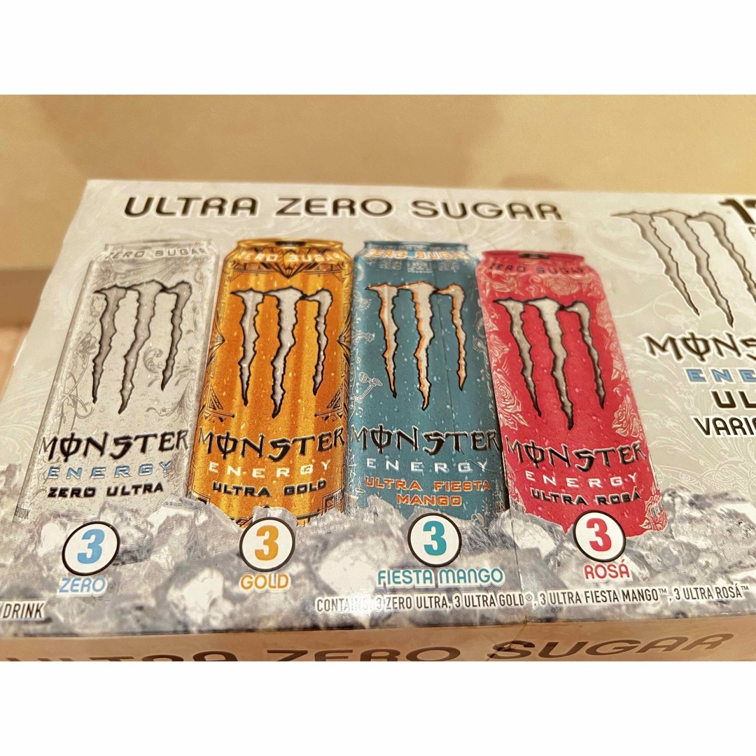 Monster モンスター アメリカ バラエティーパック 12本入り エナジー 食品/飲料/酒の飲料(ソフトドリンク)の商品写真