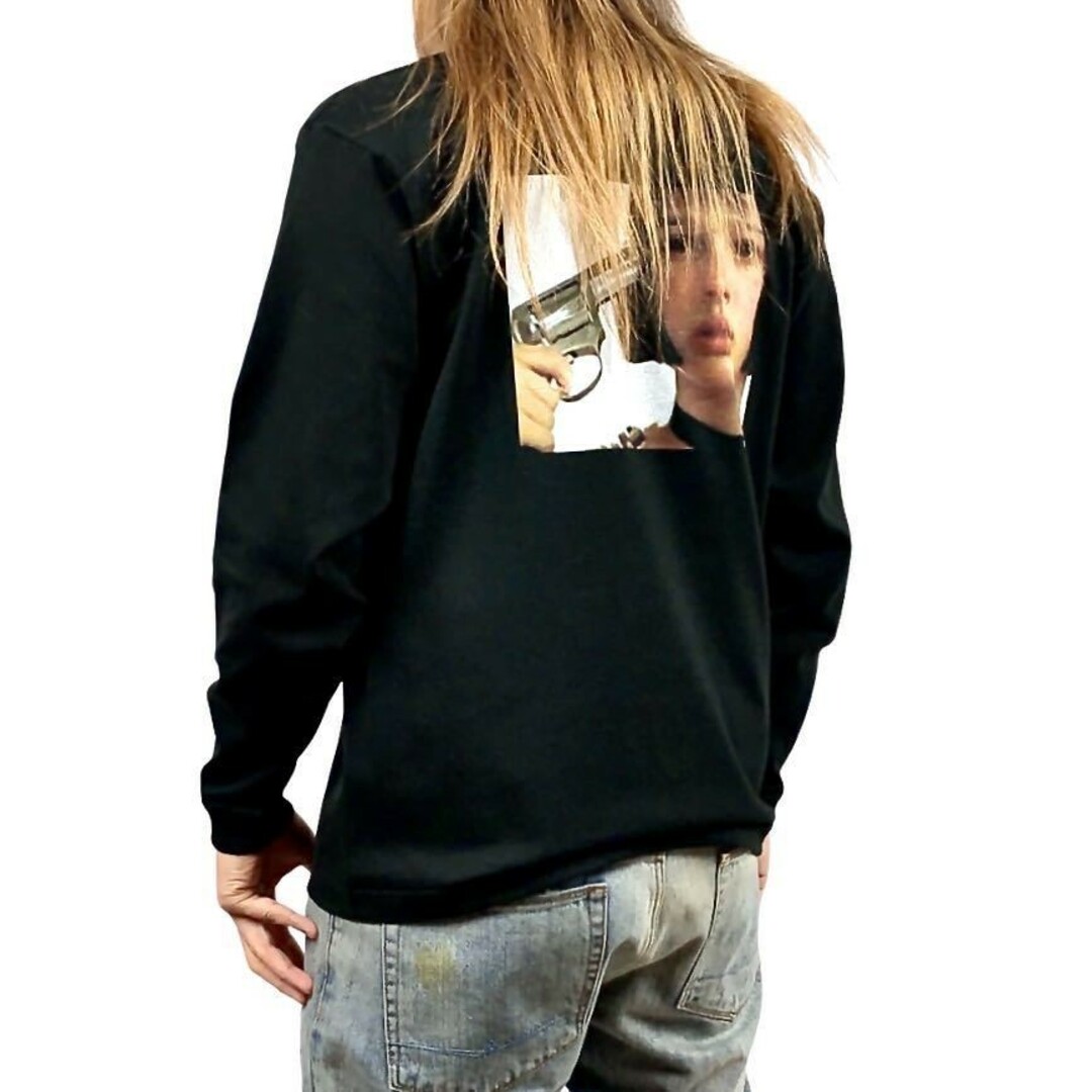 新品 バックプリント レオン LEON マチルダ ロシアンルーレット ロンT メンズのトップス(Tシャツ/カットソー(七分/長袖))の商品写真