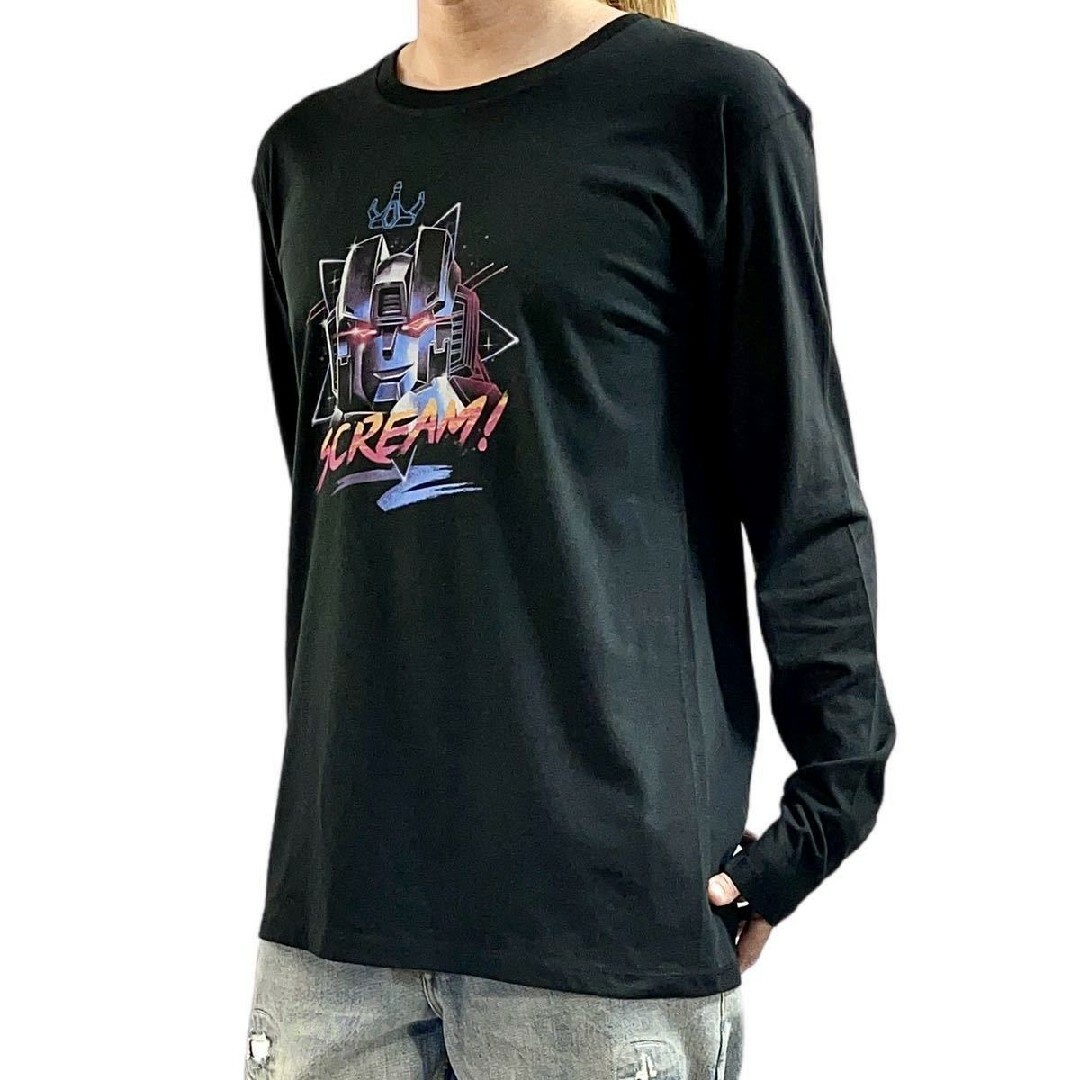 新品 トランスフォーマー デストロン ネオン スタースクリーム ロンT メンズのトップス(Tシャツ/カットソー(七分/長袖))の商品写真