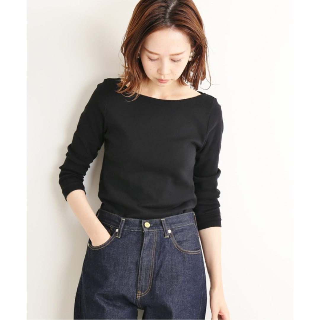 AULALEE × IENA 18AW 別注ボートネックTシャツ 美品 イエナ