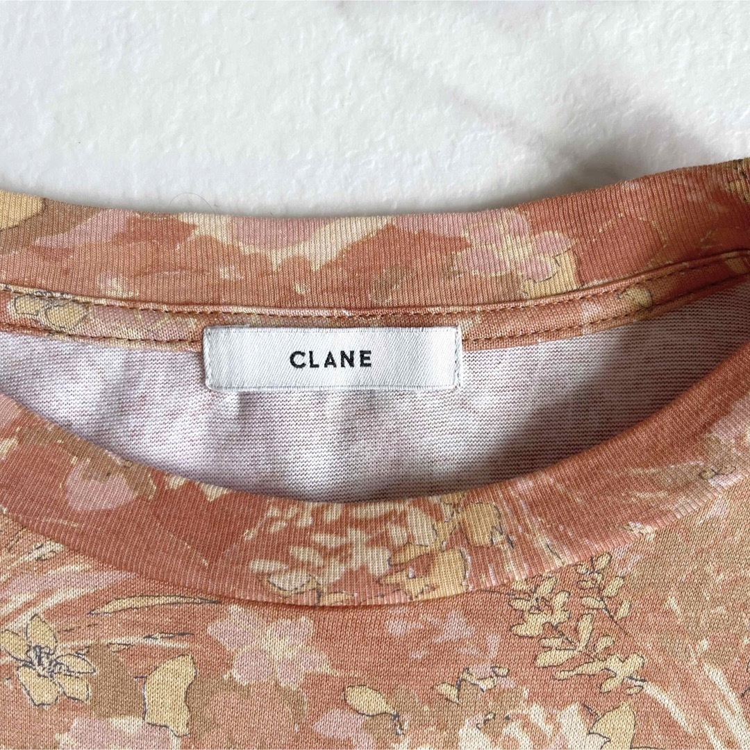 CLANE - ゴンチカ様専用☆CLANE クラネ 定価1.6万円 フラワープリントT ... CLANE クラネ フラワープリントTシャツ