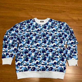 アベイシングエイプ(A BATHING APE)のABC CAMO CREWNECK L(トレーナー/スウェット)