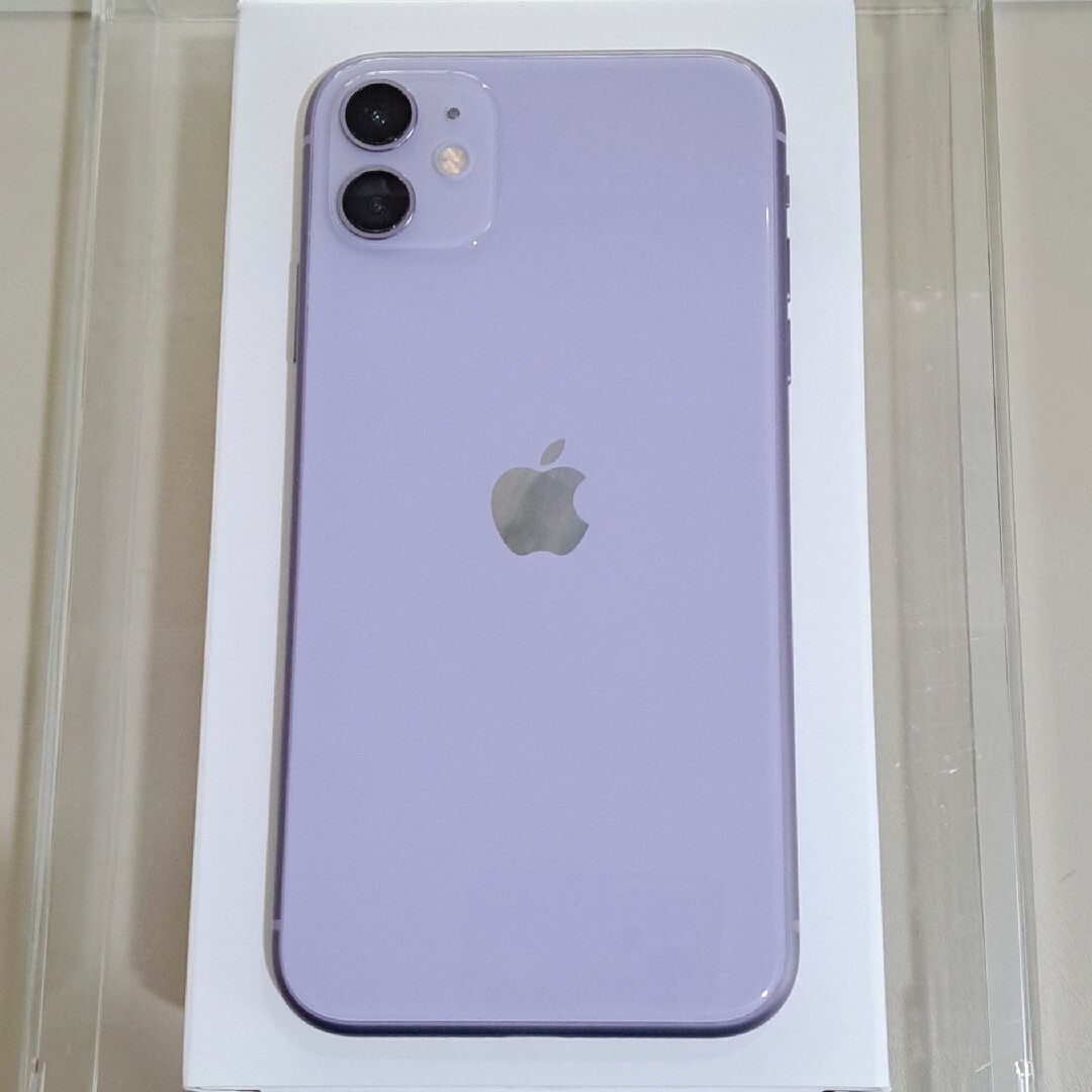 【美品／SIMフリー】iPhone11 パープル 128GB バッテリー92％