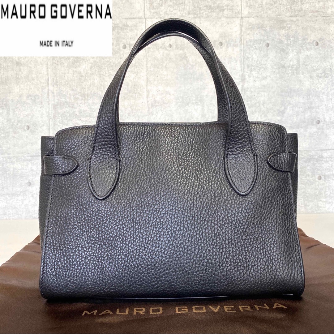 専用品 MAURO GOVERNA パイソン レザー シルバー金具 トートバッグ