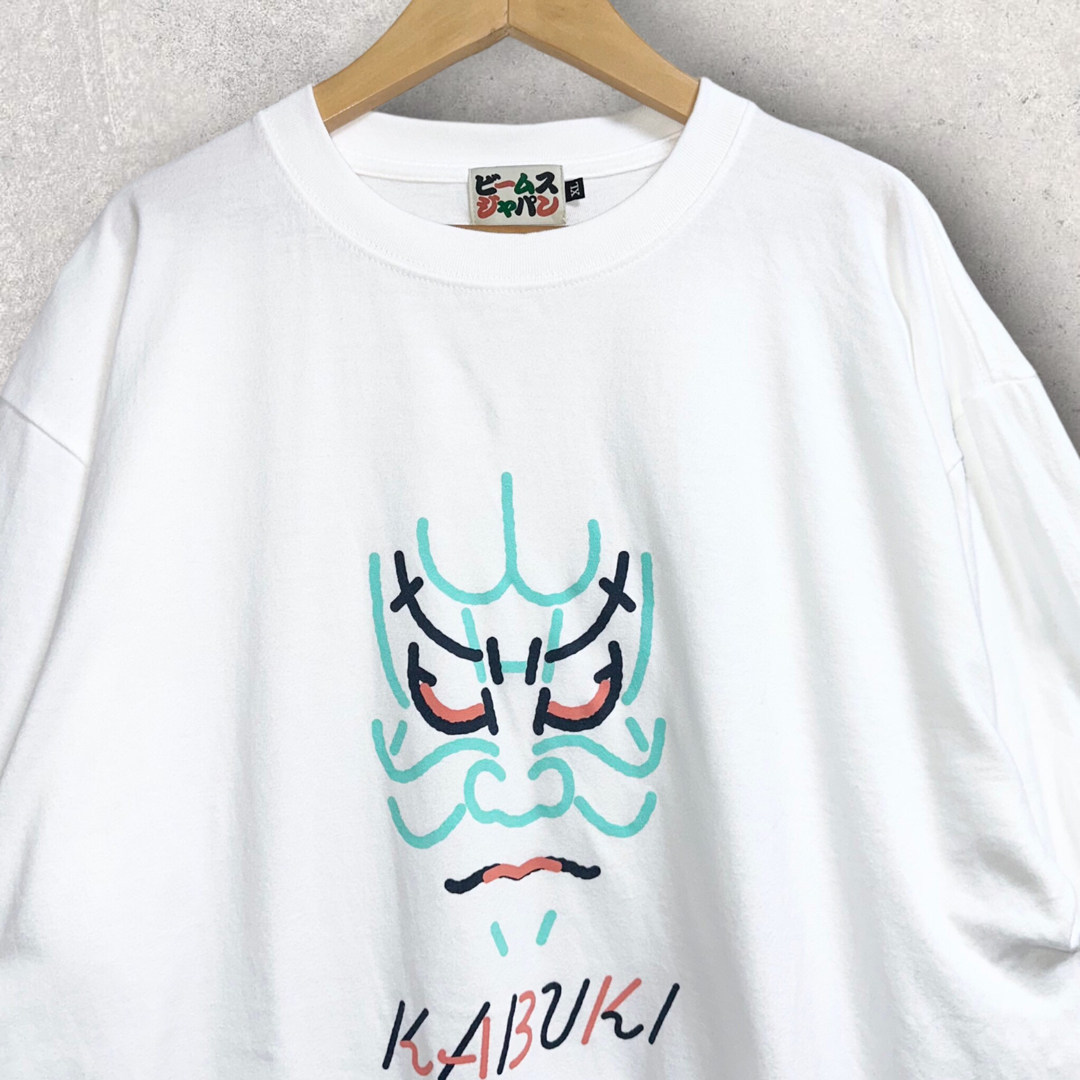BEAMS JAPAN / 隈取 Tシャツ ビームスジャパン 公家荒 BEAMS JAPAN / 隈取 Tシャツ ビームスジャパン 公家荒
