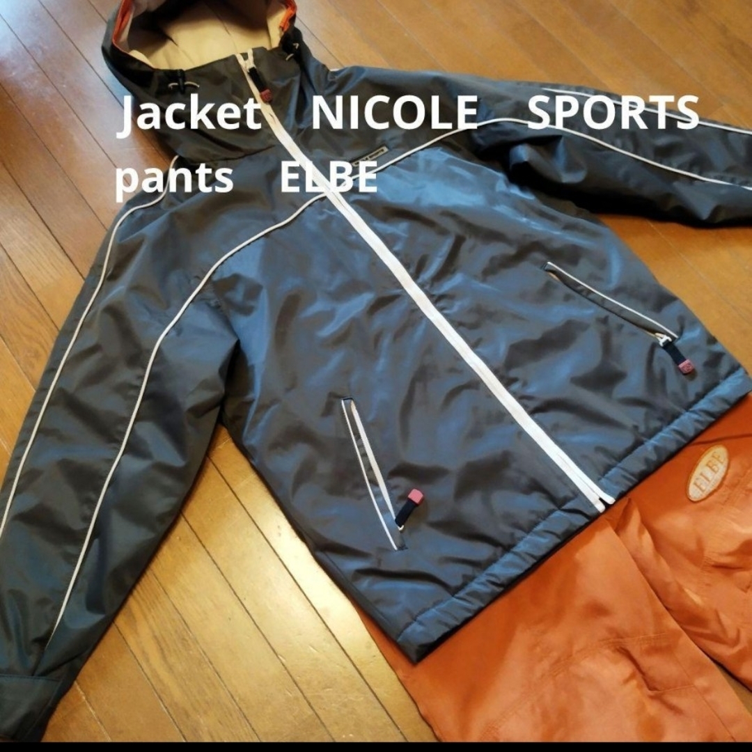 NICOLEスキージャケット&ELBEパンツ レディース上下ウェア-