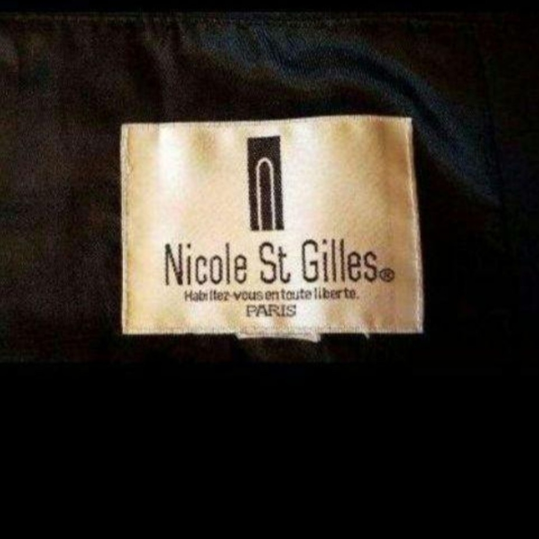 海外ブランド Nicole St Gilles ビジネスハーフコート BLACK sizeL