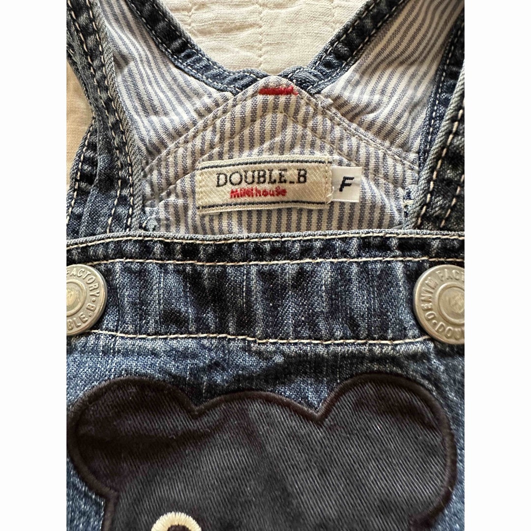 DOUBLE.B(ダブルビー)のミキハウス　ダブルB ロンパース　70-80 キッズ/ベビー/マタニティのベビー服(~85cm)(ロンパース)の商品写真