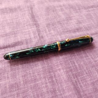 パイロット(PILOT)のパイロット カスタム CUSTOM LE レガンス 万年筆 グリーン 14K M(ペン/マーカー)