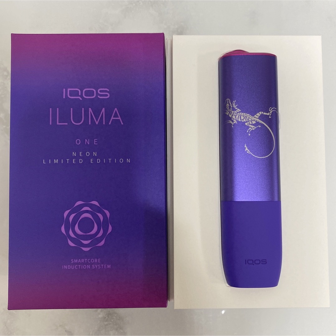 iQOS ILUMAONE アイコス イルマワン 加工 トライバル リザード 紫