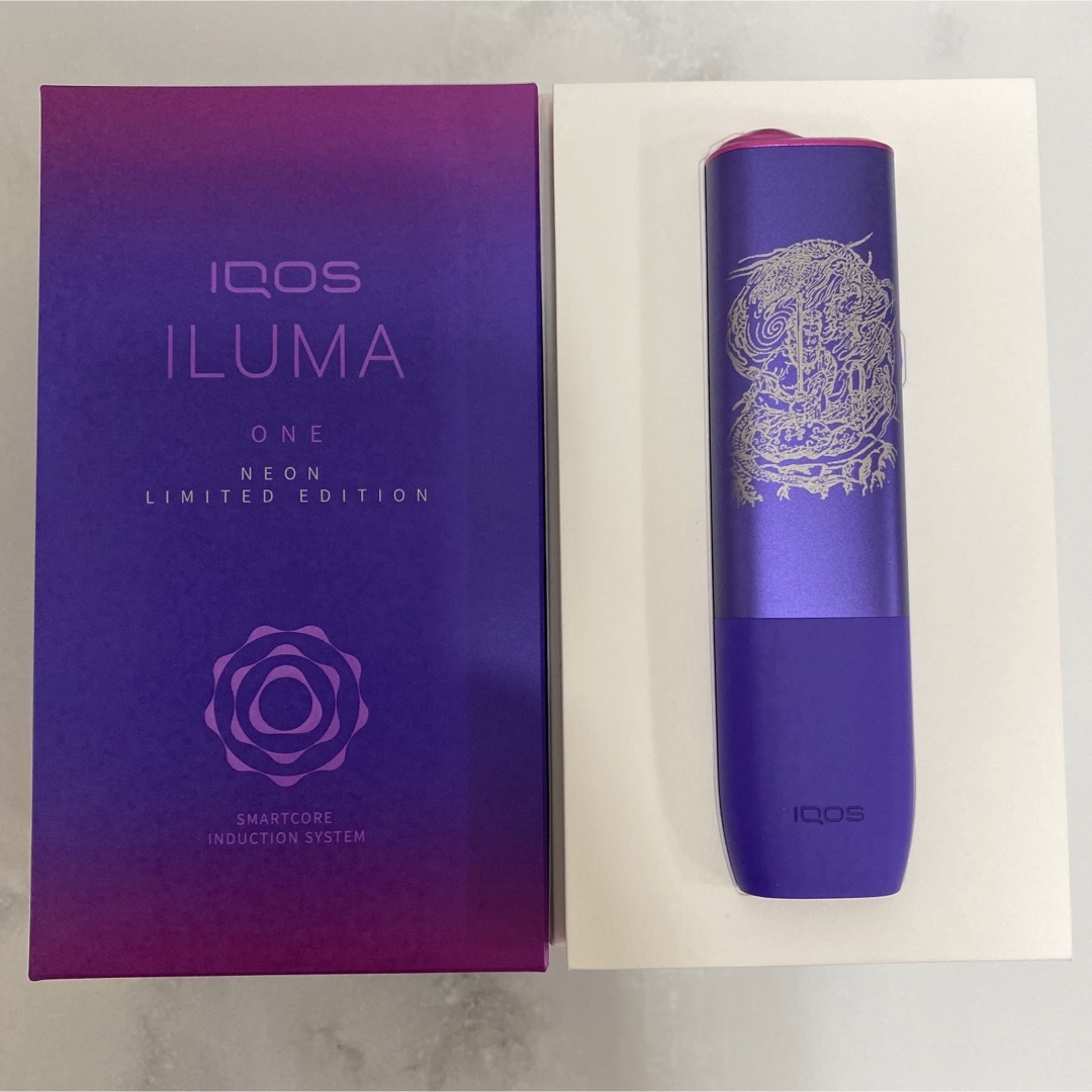 iQOS ILUMAONE アイコス イルマワン レーザー加工 不動明王 龍 紫