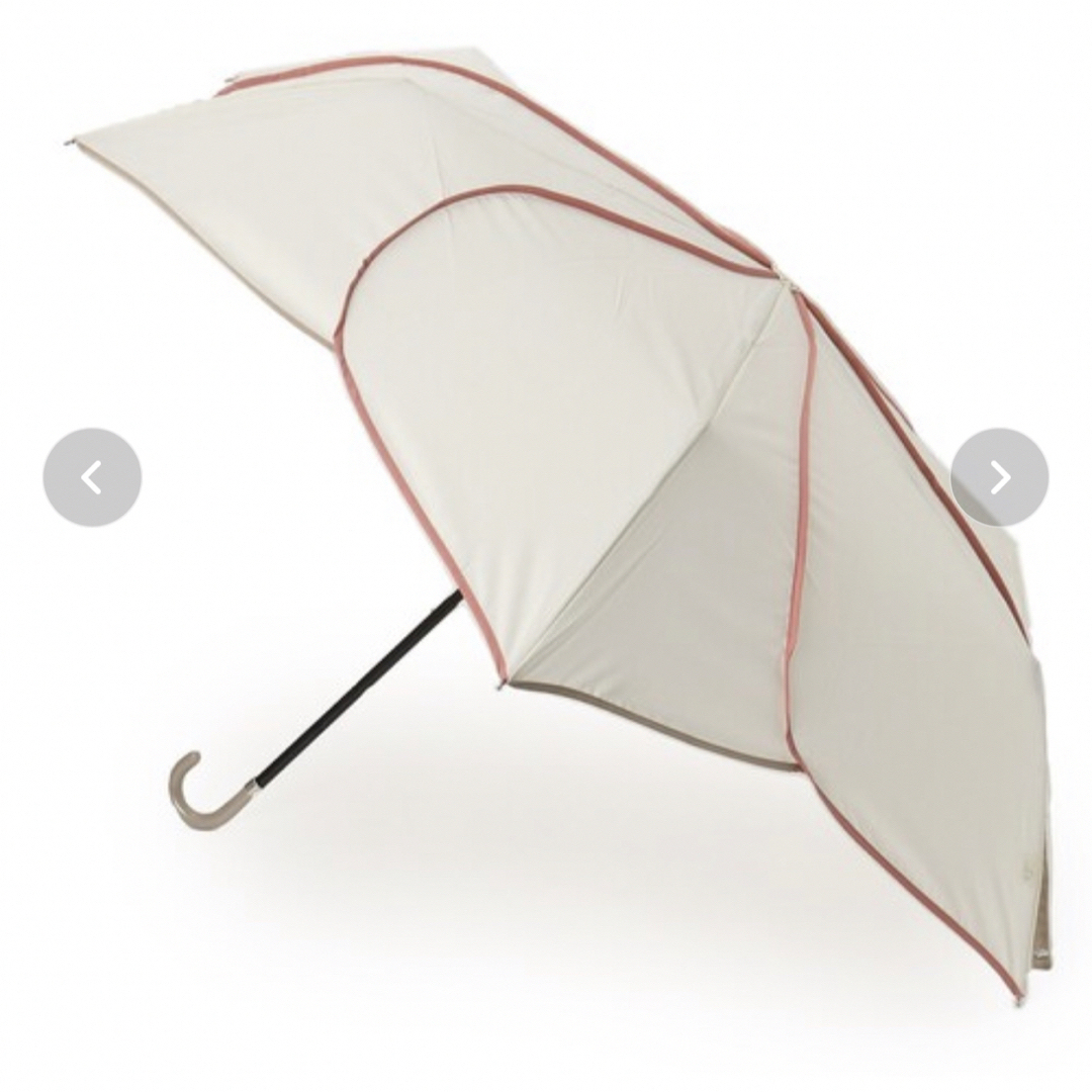 SHOO・LA・RUE(シューラルー)の【晴雨兼用】because バイカラーパイピングミニ 折りたたみ傘 レディースのファッション小物(傘)の商品写真