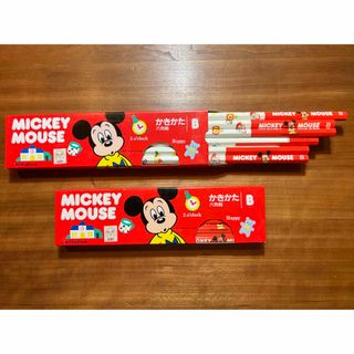 ディズニー(Disney)の【ミッキー】かきかた鉛筆Ｂ 六角軸 2ダースセット①【三菱鉛筆】(鉛筆)