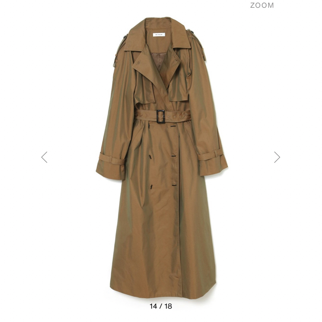 melt the lady wide trench coat-