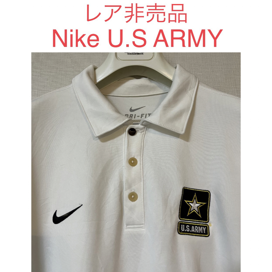 NIKE(ナイキ)のNIKE US ARMY 半袖 ポロシャツ ナイキ US アーミー ミリタリー  メンズのトップス(ポロシャツ)の商品写真