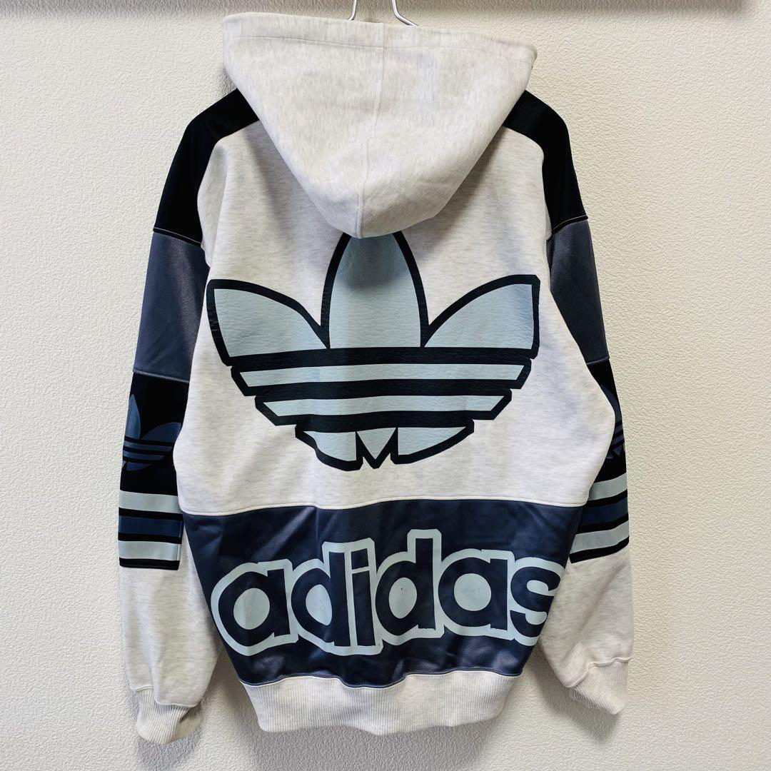 値下げ【OLD adidas】アディダスパーカートップススウェットヴィンテージ