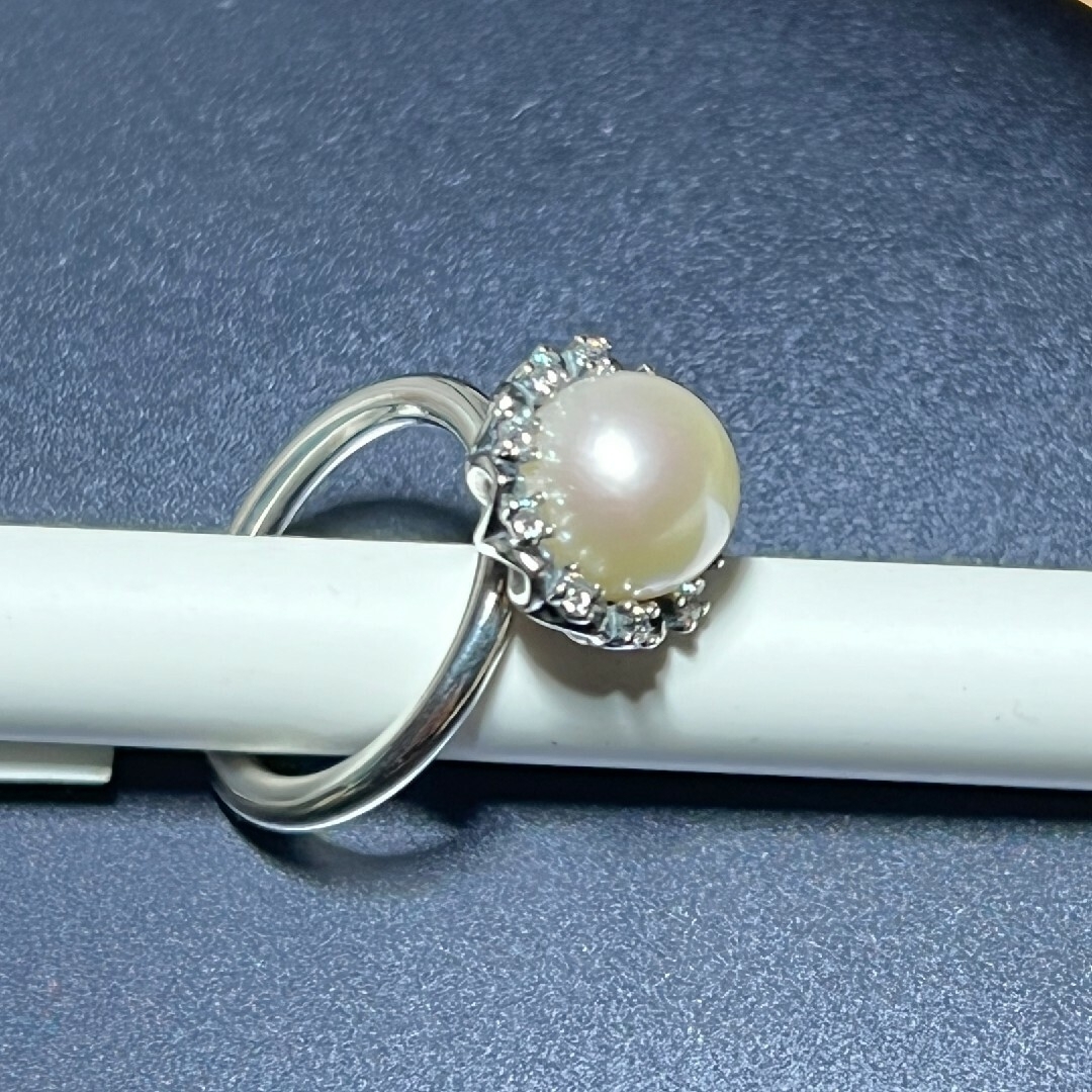 新品美品|パンドラ PANDORA 完売品 パール 真珠 シルバー 指輪 新品美品|パンドラ PANDORA 完売品 パール 真珠 シルバー 指輪