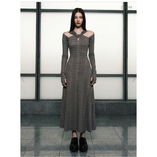 バブルス(Bubbles)のmelt the lady front twist long dress(ロングワンピース/マキシワンピース)