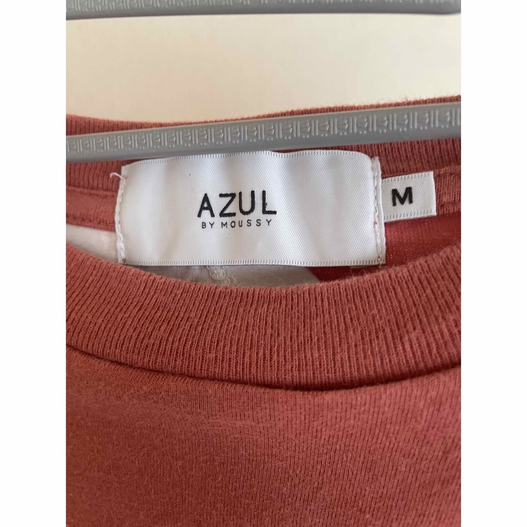 AZUL by moussy(アズールバイマウジー)のレイヤリング リボン トップス Tシャツ レディースのトップス(Tシャツ(半袖/袖なし))の商品写真