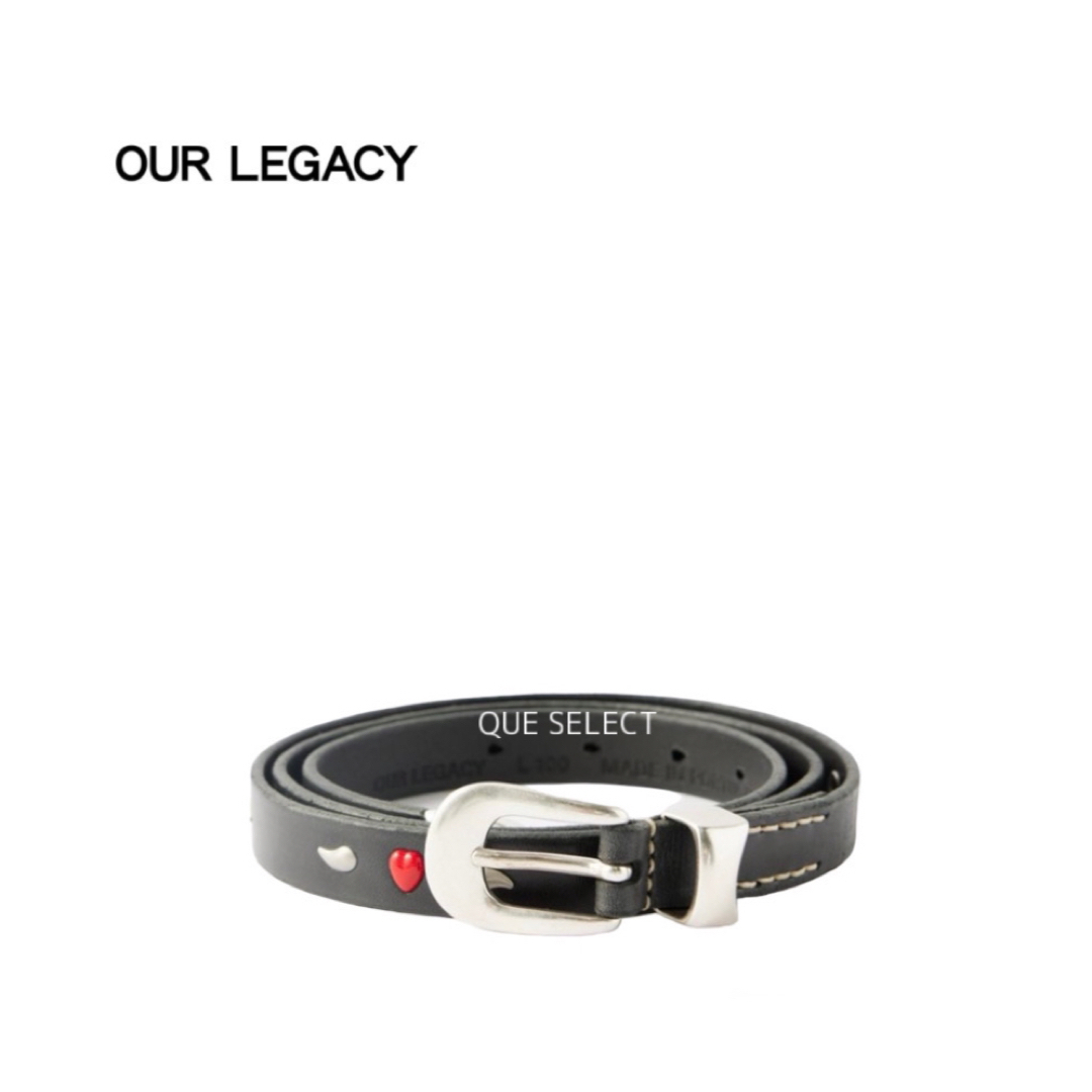 24FW OUR LEGACY  LEATHER BELT