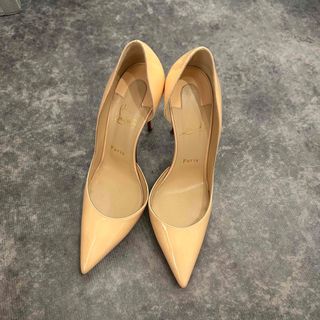 Christian louboutin パンプス　ヒール　ベージュ　ピンヒール