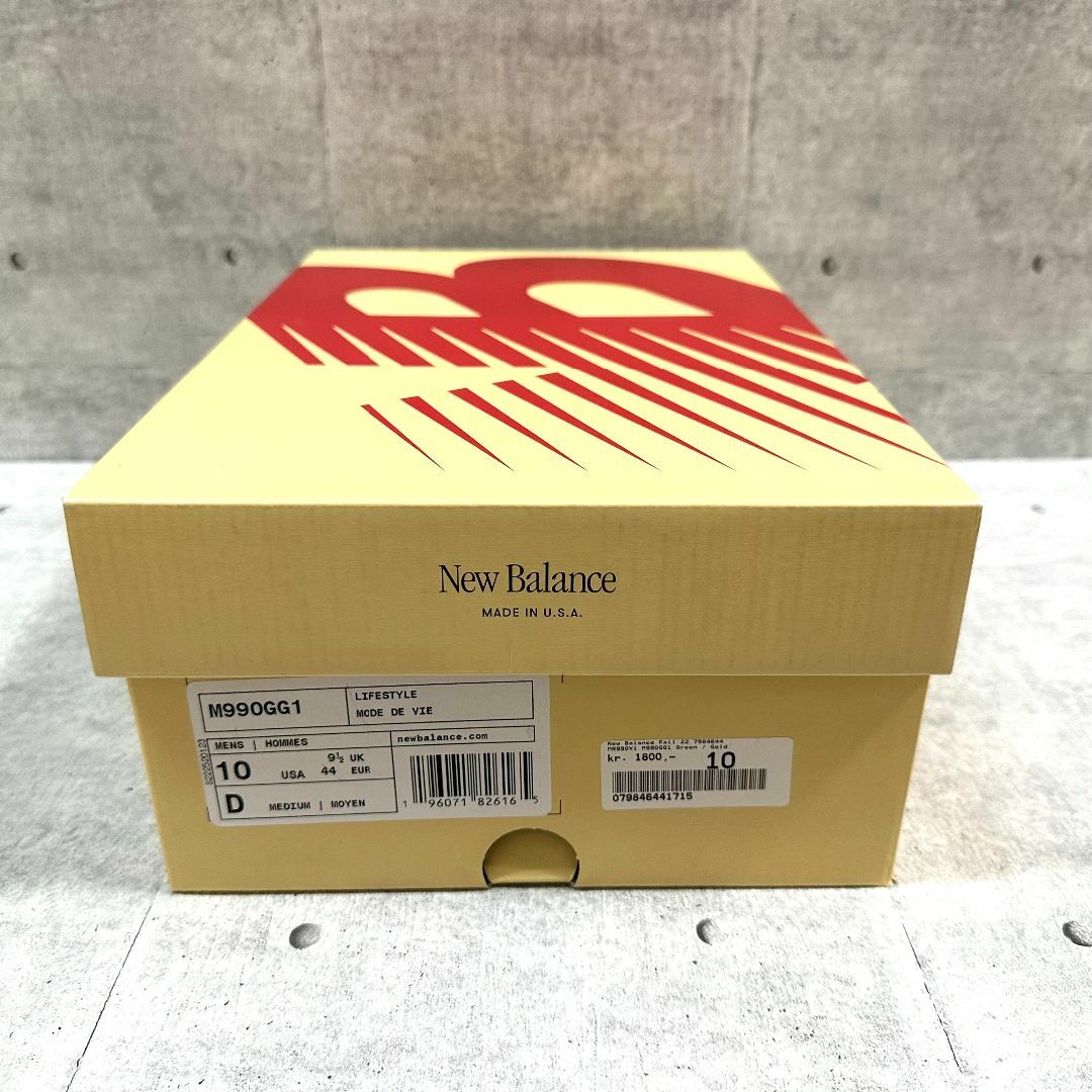 New Balance(ニューバランス)のM990GG1 28cm ニューバランス 新品未使用品 990V1 992 メンズの靴/シューズ(スニーカー)の商品写真