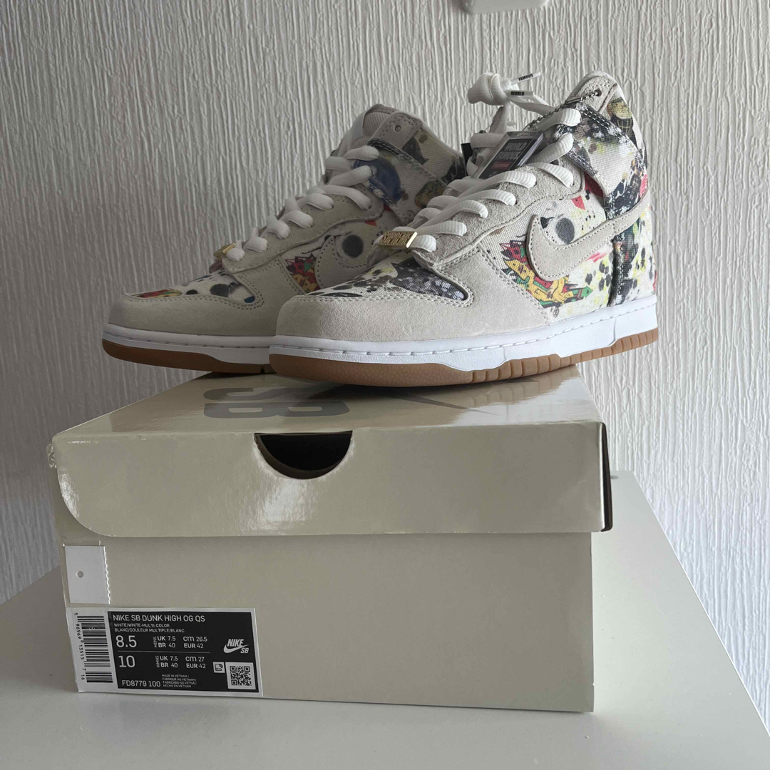 Supreme × Nike SB Dunk High "Rammellzee"