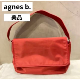 アニエスベー ショルダーバッグ ブラック ナイロン ミニ aqnes b. 美品