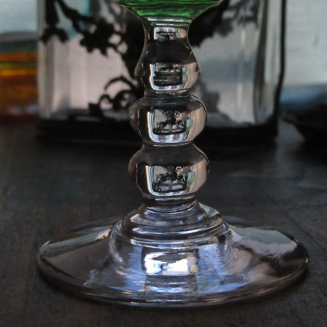 Baccarat - アンティークバカラ 1900年頃 「5777」ウランガラス Baccarat - アンティークバカラ 1900年頃 「5777」ウランガラス