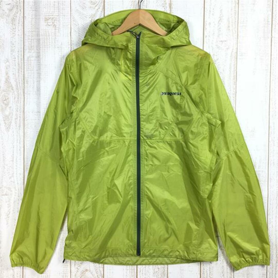 MENs XS  パタゴニア アルパイン フーディニ ジャケット Alpine Houdini Jacket 防水 レインシェル フーディ PATAGONIA 85190 FLGN グリーン系