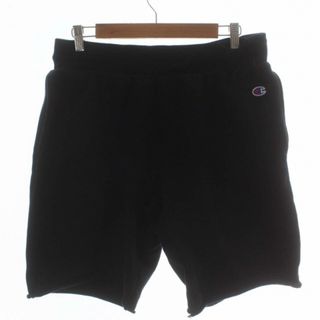 チャンピオン(Champion)のCHAMPION REVERSE WEAVE ショートパンツ スウェット M 黒(ショートパンツ)