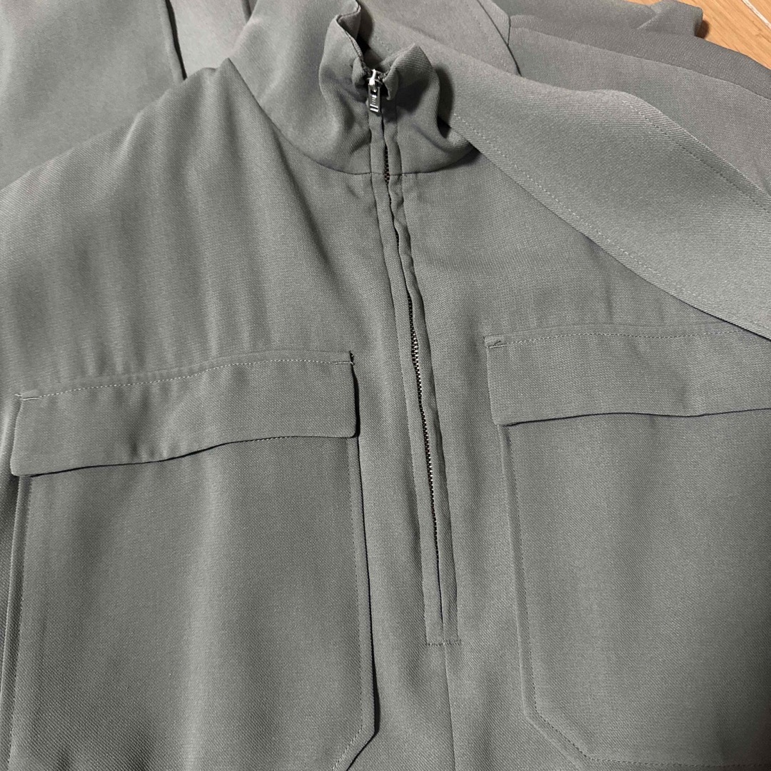 CLANE(クラネ)のCLANE HALF ZIP MILITARY ONE PIECE レディースのワンピース(ロングワンピース/マキシワンピース)の商品写真