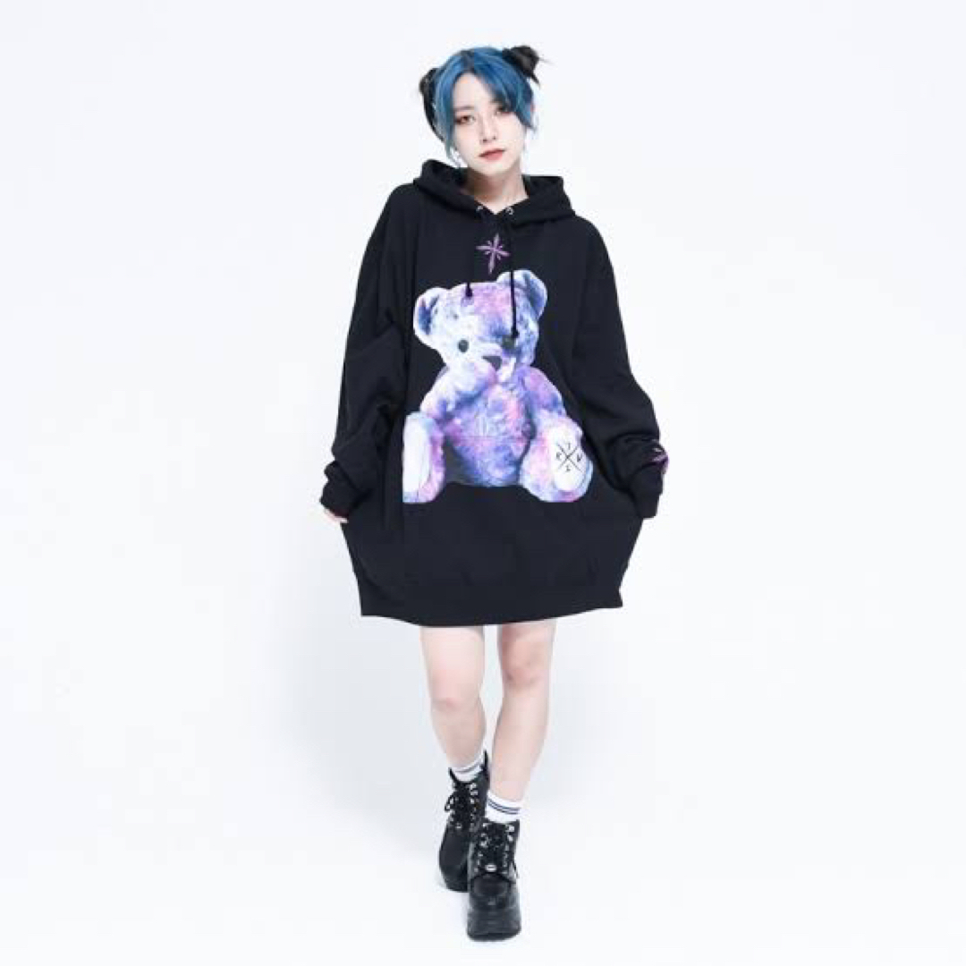 TRAVAS TOKYO - TRAVAS TOKYO Furry bear Hoodie Multi くまの TRAVAS TOKYO - TRAVAS TOKYO Furry bear Hoodie Multi くまの