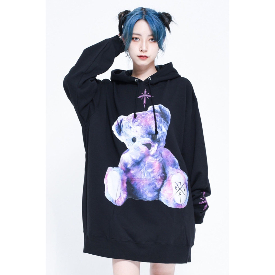 TRAVAS TOKYO Furry bear Hoodie Multi くま | フリマアプリ ラクマ