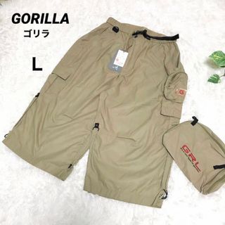 ゴリラ(gorilla)の118 タグつき 未使用品 ゴリラ ハーフパンツ ベージュ(ワークパンツ/カーゴパンツ)