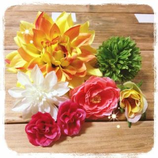 ＊花の髪飾りセット＊(ヘアピン)